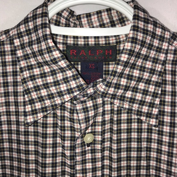 Ralph Lauren Button Down Plaid Shirt Men’s XS - Picture 2 of 4